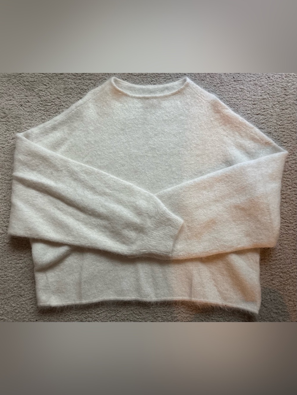 Marine Layer Women's Crewneck Sweater in Ivory